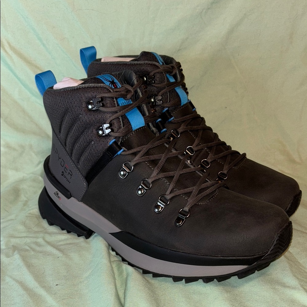 New Men’s Spyder Hayes 2 Waterproof Hiking Boots Size 11M